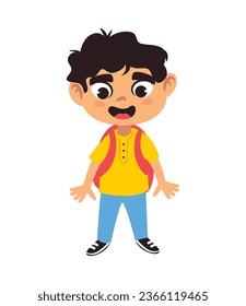icono aislado de personaje de estudiante