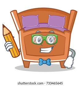 Student cute bed character cartoon