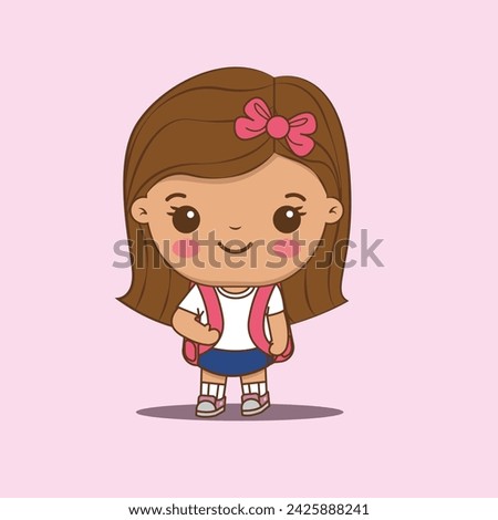 Student, cute student girl, cute student doll, icon student girl