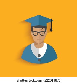 Student design,clean vector