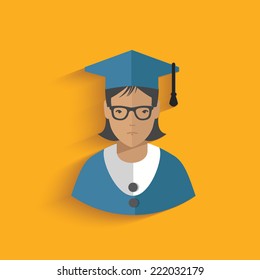 Student design,clean vector