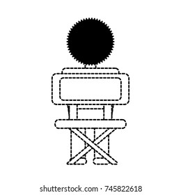 student at desk icon