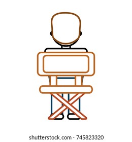 student at desk icon