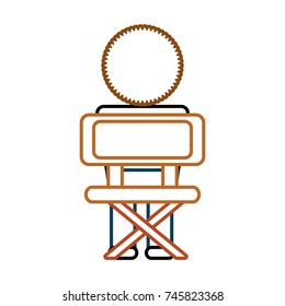student at desk icon