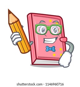 Student diary character cartoon style