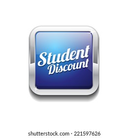 Student Discount Colorful Vector Icon Design