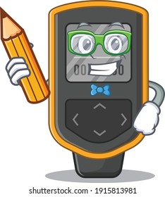 A student dive computer mascot design study at home during pandemic