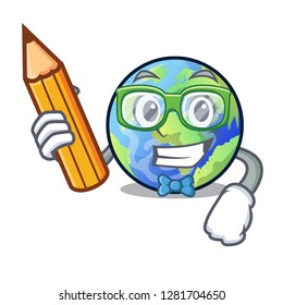Student earth above the sky the mascot