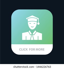 Student, Education, Graduate, Learning Mobile App Icon Design