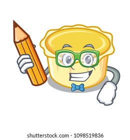 Student egg tart character cartoon