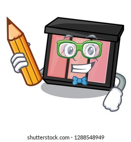 Student eye shadow isolated with the mascot