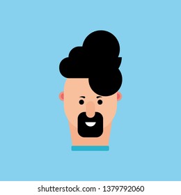 student face icon set