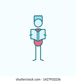 student field outline with red element icon