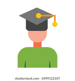 Student Flat Icon Design For Personal nad Commercial Use