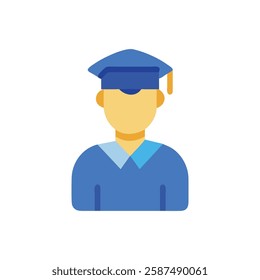 Student Flat Icon for Education