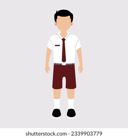 Student flat illustration vector element