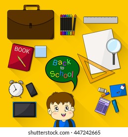 Student gear, Back to school concept