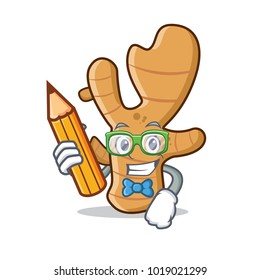 Student ginger character cartoon style Student ginger character cartoon style