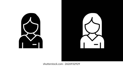 Student Girl icon concept, vector illustration