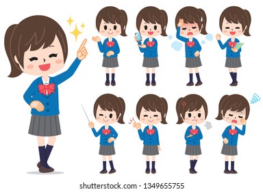 student girl set