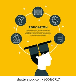 student graduate flat