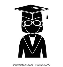 student graduated avatar character