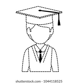 student graduated avatar character