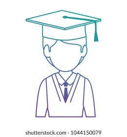 student graduated avatar character