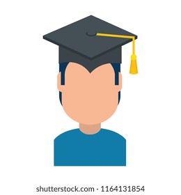 student graduated avatar character