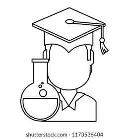 student graduated with tube test