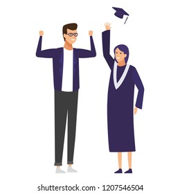 Student graduation cartoon