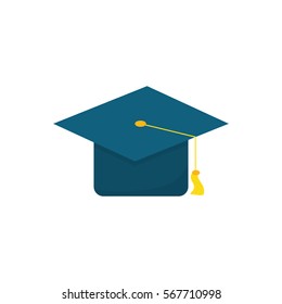 Student graduation hat icon vector illustration graphic design