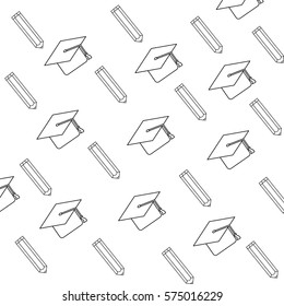 Student graduation hat icon vector illustration graphic design