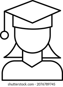 student graduation Isolated Vector icon which can easily modify or edit

