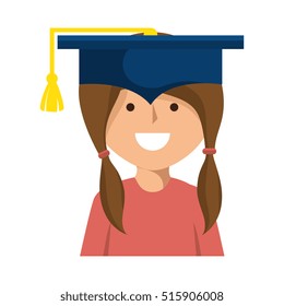 student graduation uniform icon
