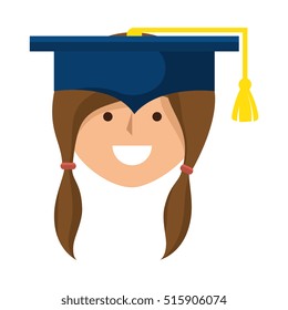 student graduation uniform icon