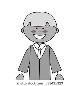 student graduation uniform icon