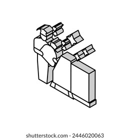 student grant awards isometric icon vector. student grant awards sign. isolated symbol illustration