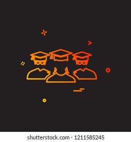 student group icon design vector