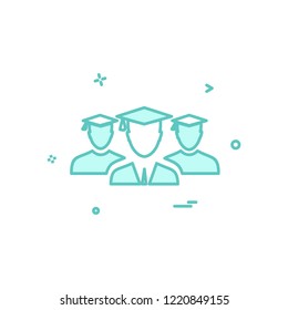 student group icon design vector