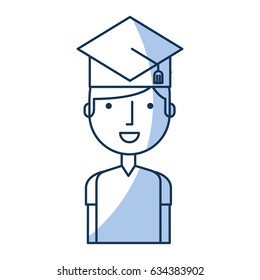 student with hat graduation avatar