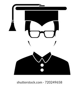 student with hat graduation avatar