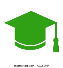 student hat icon vector
