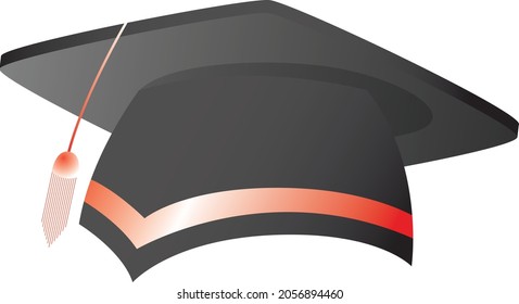 Diseño vectorial de iconos de sombrero estudiantil