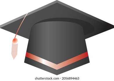 Diseño vectorial de iconos de sombrero estudiantil