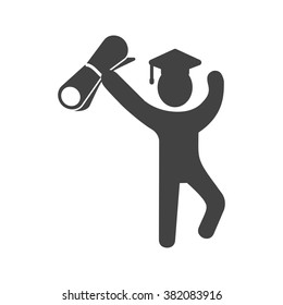 Student Holding Degree