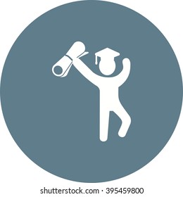Student Holding Degree