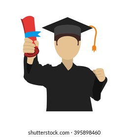 Student Holding Degree
