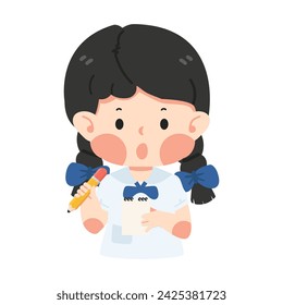 estudiante sosteniendo lápiz con papel
