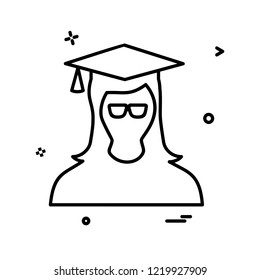 Student icon design vector 